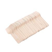 UPKOCH 200pcs Disposable Wooden Spoons Wood Ice Cream Dessert Spoons Disposable Biodegradable Wood Cutlery Tableware for Crafts Sugar Scrubs Tasting Sampling Kitchen Serving
