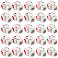 ICC - IC107L6CWH - 25PK Cat6 Jack - White
