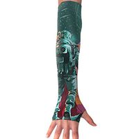 QG ZZX Astronaut Discover Alien Unisex Compression Arm Sleeves UV Protection Performance Arm Sleeve - for Outdoor Sports Baseball,Basketball,Football (1 Pair)