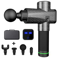 Massage Gun,Cordless Handheld Deep tissue massager machine,6 Speeds electric body deep Tissue massager for Pain Relief, Sports Drill Portable Super Quiet Massager , LCD TOUCH SCREEN