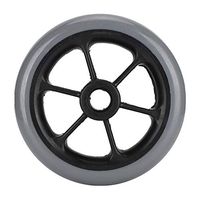 Qkiss Electric Wheelchair Wheels 6/8inch, Wear-Resistant Wheelchair Replacement Part Accessory Suitable for most electric wheelchairs(6inch)