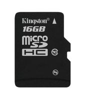 Kingston 16 GB Class 10 MicroSD Flash Card SDC10/16GBSP