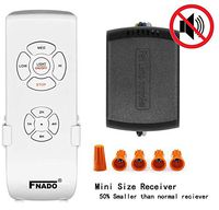 FNADO F4 Ceiling fan remote control kit- learning code, Timing], White