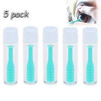 Hard Contact Lens Insertion & Remover Tool RGP Plunger for Hard Lenses - 5 Pack