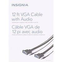 Insignia 3.7m (12 ft.) VGA Cable with 3.5mm Audio (NS-PV12531-C)
