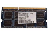 598856-001 Hewlett-Packard 2Gb Ddr3 1333Mhz Pc3-10600 204-Pin Unbuffe