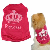 Howstar Pet Clothes, Dog Love Printed Shirts Puppy Pet Clothing Costumes Cat Tank Top Summer Vest (Pink B, S)