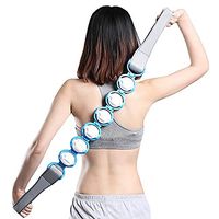 Daxin Body Massage Roller Rope - Portable Handheld Upper Lower Back Shoulder Neck Foot Trigger Point Node Rolling Balls Self Massager Equipment Tool (Blue)