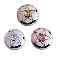 Chris.W 3Pcs Cute Contact Lens Case Travel Portable Contact Lenses Box Container Star Lens Holder with Mirror (Rose Gold/Gold/Silver)