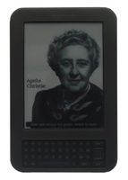 iShoppingdeals - for Amazon Kindle 3G + WiFi 3rd Gen Screen Protector Film + Black Rubber Skin Cover Case