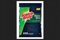 Scotch Brite 220-8-CC 6" X 9" Scotch-Brite® Heavy Duty Scour Pad 8 Count