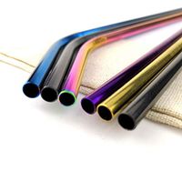 Reusable Stainless Steel Sand Straw 3 Pack Rainbow - 10% of Profit Supports A Different Sea Animal Whale
