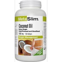 Webber Naturals MetaSlim® Coconut Oil, 1000 mg, 150 Softgels