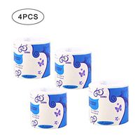 Coyan Roll Paper Silky Smooth Soft 3-Ply Toilet Paper Three-Layer Toilet Paper roll Soft and Comfortable Made of Native Wood Pulp Easy to Degrade (4)