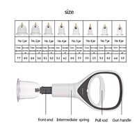 Massage Cupping, 12 U-Cup Chinese Vacuum Cupping Set Massage Therapy, Relieve Tension, Muscle Pain, Relax Body