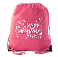 Valentine's Day Sting Bags, Bulk Drawstring Backpacks, Valentines Day Bags for Kids