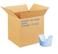 Pack of 10 Ear Wash Basins. Polypropolene Plastic Ear Basin. Compatible with Ear Wash Systems. Eear Irrigation Basin. Economical Basin for Cleaning Ears.