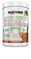 Six Star Naturally Flavored Whey Protein Plus Chocolate, 1.5 Pound