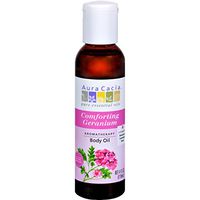 Aura Cacia Body Oil Geranium Comfort 4 Fz