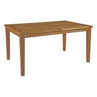 Modway EEI-2716-NAT Marina 60" Premium Grade A Teak Wood Outdoor Patio Dining Table, Natural