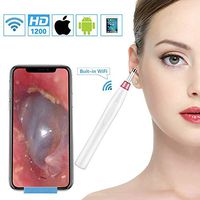 Otoscopes WiFi Visual Earpick Endoscope & Otoscope 5.5mm Camera Ear Cleaner 720P Lens HD Ear Cleaning Tool for Android iOS iPad