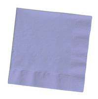 Club Pack of 500 Luscious Lavender Premium 3-Ply Disposable Beverage Napkins 5"