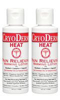 Pkg of 2 CryoDerm Heat Lotion 4 oz