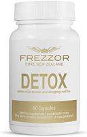 FREZZOR Herbal Detox, Liver Cleanse & Detox Supplement, Kidney Support, Safe & Effective, Reduces Bloat, Hangover Cure, All-Natural New Zealand Superfoods: Milk Thistle & Stinging Nettle, 60 Capsules