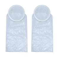 SUPVOX 20pcs Disposable Sickness Bags Emesis Vomit Bags Barf Bags for Travel Motion Sickness Morning Sickness Nausea (White)