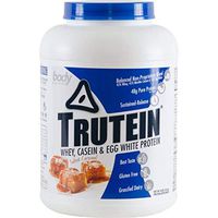 Trutein Salted Caramel 4lb Protein Shakes/Shake, Meal Replacement Drink Mix, Post/Pre Workout Shake Powder, Breakfast Shake.
