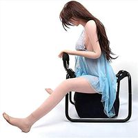 Sêxy Chair Adult Toy, Multifunctional Bounce Elasticity Stool Fitness Equipment,Surprise Relax and Massage Body Gift for Men Women Couples (Black)