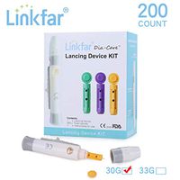 Linkfar microlet lancets for Blood Testing with Lancing Devices,200 Count (30 G)