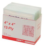 North by Honeywell 067544 Gauze Pads, 4-Inch x 4-Inch 12 Ply, 25 per box