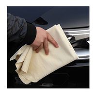 Edtoy Natural Leather Car Cleaning Cloth Washing Suede Absorbent Towel