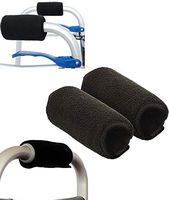 Walker Padded Hand Grip Covers, Universal Soft Senior Medical Cushion for Rolling Walker and Wheelchairs, Comfort