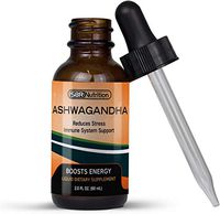 MAX Absorption Ashwagandha Liquid Drops | KSM-66 Ashwagandha Root Extract | Vegetarian Adaptogenic Ayurvedic for Stress Relief, Anxiety Relief, Adrenal Support, Thyroid Support, Sleep Aid