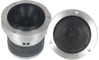 1 Inch Car Speaker Tweeter - Heavy Duty 500 Watt High Power Super Titanium Audio Tweeter System w/ Die Cast Aluminum Frame, 2kHz-25 kHz Frequency, 110 dB, 4-8 Ohm, Crossover Capacitor - Pyle PDBT37