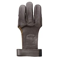 Bear Archery Leather 3 Finger Traditional Archery Shooting Glove, Large