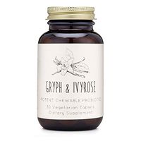Gryph and IvyRose Organic Probiotic Chewables for Kids - Toddler Immune System Booster and Digestive Health Supplement - Ages 4+
