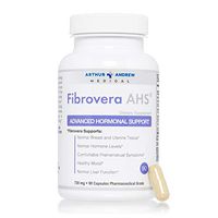 Arthur Andrew Medical - Fibrovera, Supports Balanced Hormone Levels, Breast and Uterine Health with Enzymes, Non-GMO, Vegetarian, Gluten Free, 90 Capsules