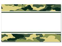 50 pack Camo Border- No SentimentEnclosure Cards (20 unit, 50 pack per unit.)