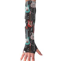 Rock And Roll Guitars UV Protection, Compression & Cooling Arm Sleeves For Cycling/Golf/Basketball/ Other Sports