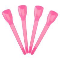 Pink Shovel Ice Cream Spoons - 'Slim Spadey' Beautifully Colorful Spoons - Perfect For Any Yummy Dessert Or Frozen Treat You Can Think Of - Frozen Dessert Supplies - 25 Count