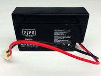SPS Brand 12V 0.8Ah Replacement Battery for Powersonic PS-1208WL with Plug Terminal (12 Pack)