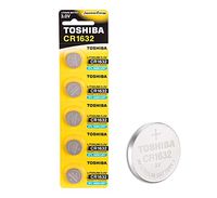Toshiba CR1632 3V Lithium Coin Cell Battery Pack of 5