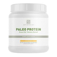 Unflavored Pure Paleo Protein by Dr. Amy Myers - Clean Grass Fed, Pasture Raised Hormone Free Protein, Non-GMO, Gluten & Dairy Free - 26g Protein Per Serving - Plain Shake for Paleo and Keto