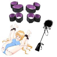 4 Purple Premium Sponge Webbing"M" Open Foot + Teasing Feathers