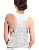 Regal Posture Pro Medical Grade Magnetic Back Brace (White)