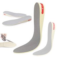 MCHEN Shock Absorbing Height Increase Sports Insole, Soft Breathable Heel Inserts with Air Cushion Elevator Taller Shoe Pad Lift kit for Men & Women (Size M 8.66-9.84 Inch)