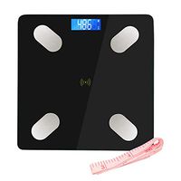 Hyperlumen Bluetooth Body Fat Scale, Smart Wireless Digital Bathroom Weight Scale Body Composition Monitor Health Analyzer with Smartphone App for Body Weight, Fat, Water, BMI,400lbs, Muscle Mass